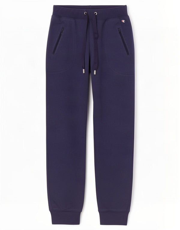 Calça de treino feminina Champion Joggers UK 12 médio azul marinho algodão