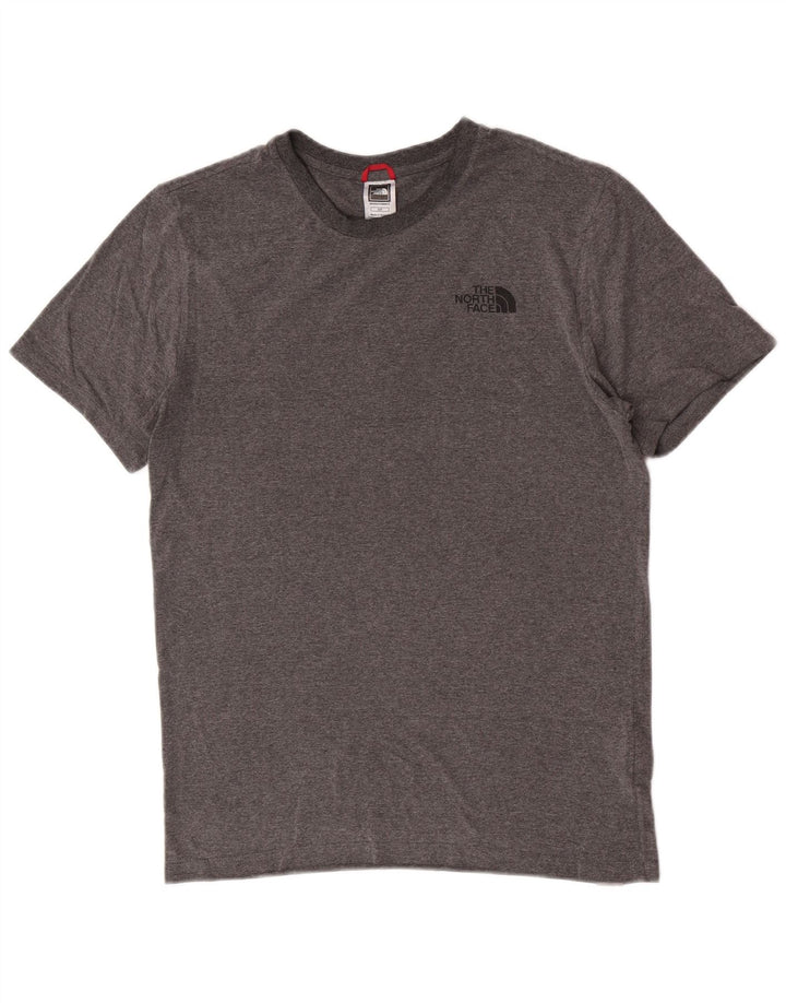 The North Face Camiseta Masculina Top Pequeno Algodão Cinza