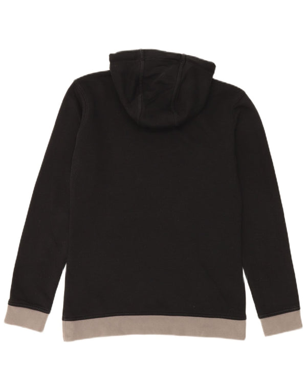 Kappa moletom com capuz masculino gráfico médio preto colorblock algodão