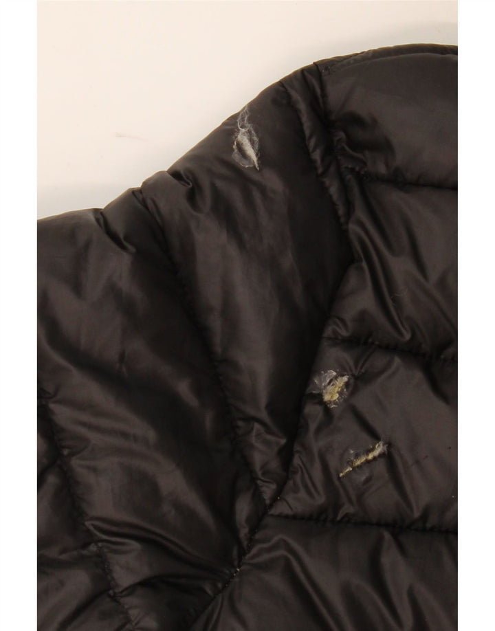 Jaqueta acolchoada com capuz para meninos Champion 11-12 anos grande poliéster preto