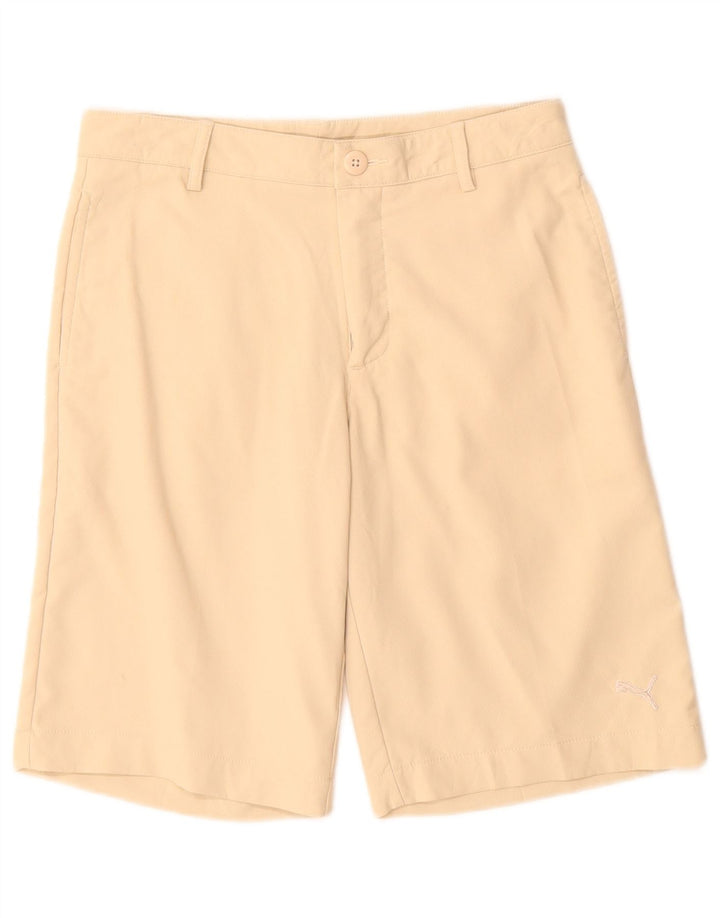 Shorts Puma Meninos Chino 11-12 Anos W28 Poliéster Bege