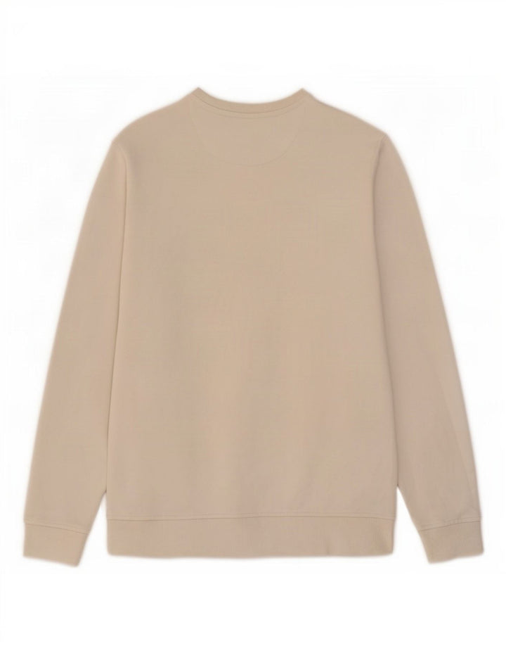 Lyle & Scott moletom masculino jumper médio algodão branco