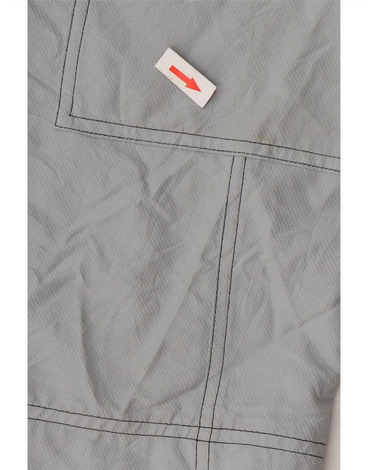 Shorts Chino Masculino Adidas W34 Grande Poliéster Cinza