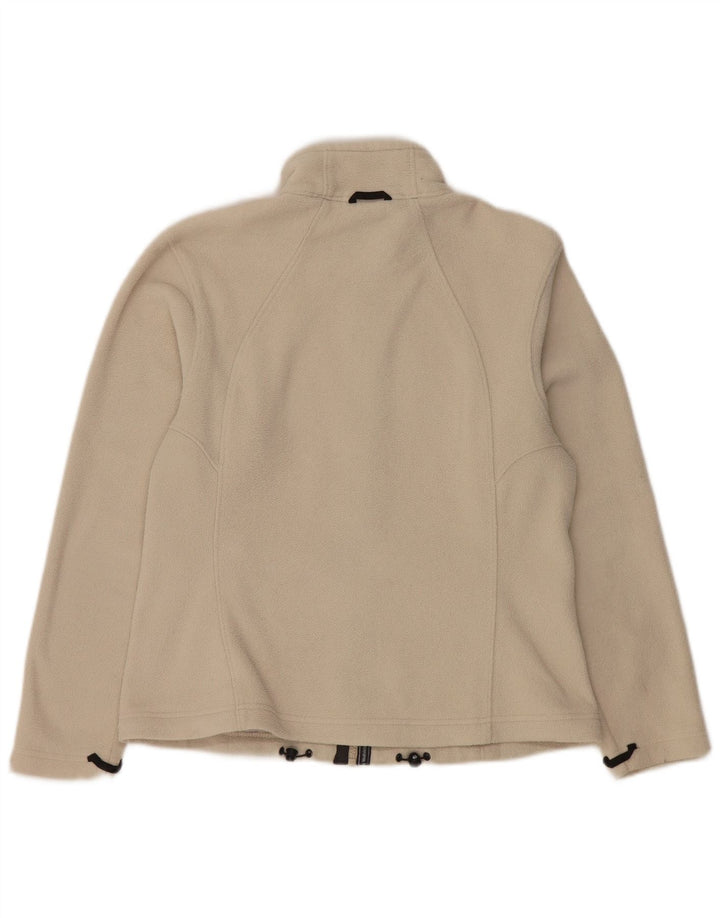 Jaqueta de lã feminina JACK WOLFSKIN Reino Unido 12/14 médio off white poliéster