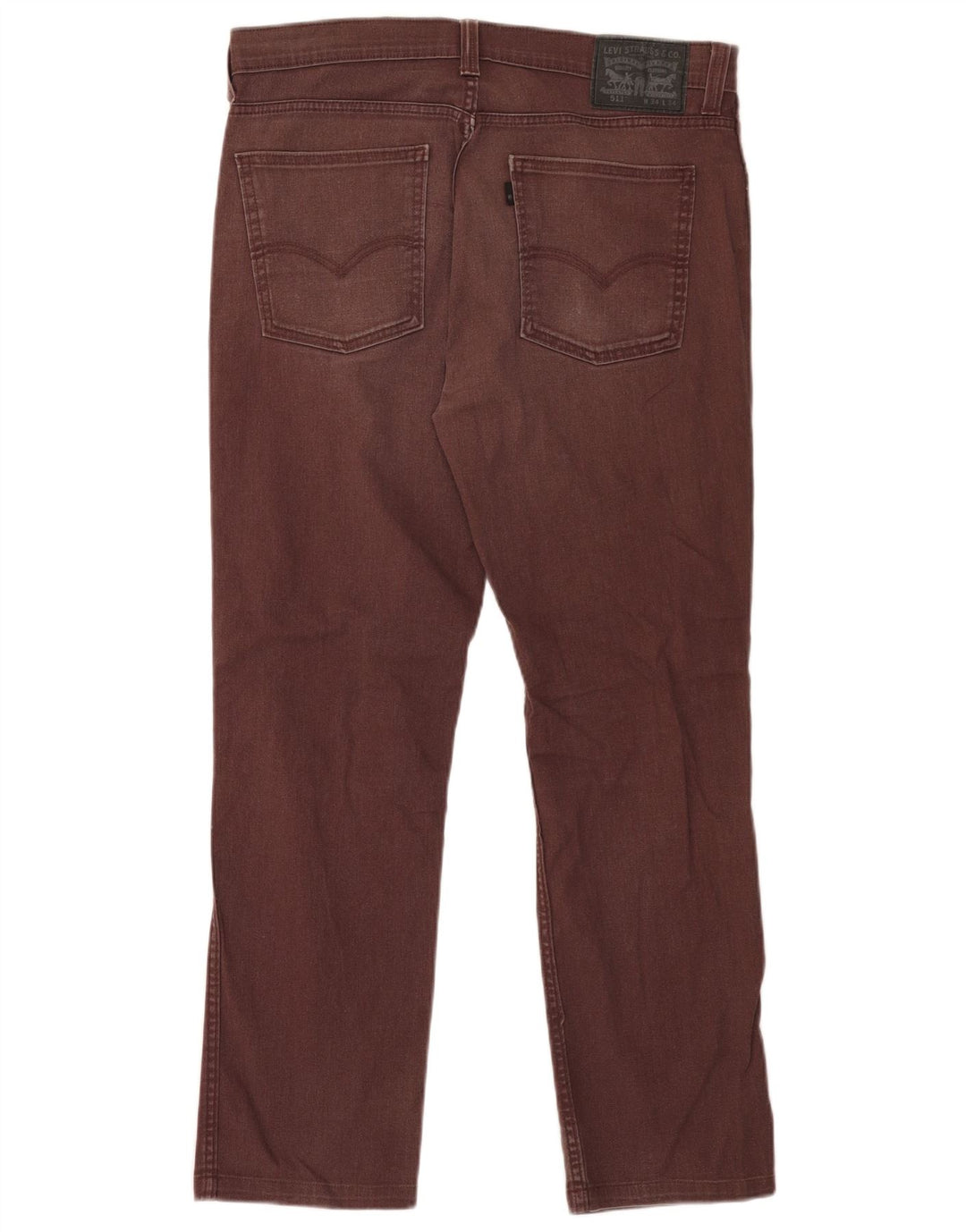 Calça Jeans Levis 511 Slim Masculina W34 L29 Marrom Algodão