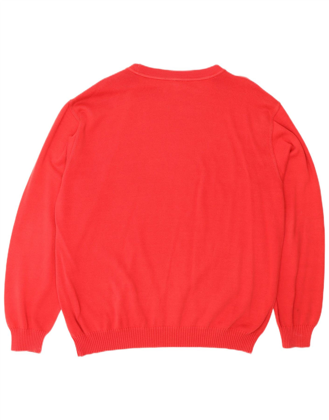 Suéter masculino Paul & Shark com gola redonda, grande algodão vermelho