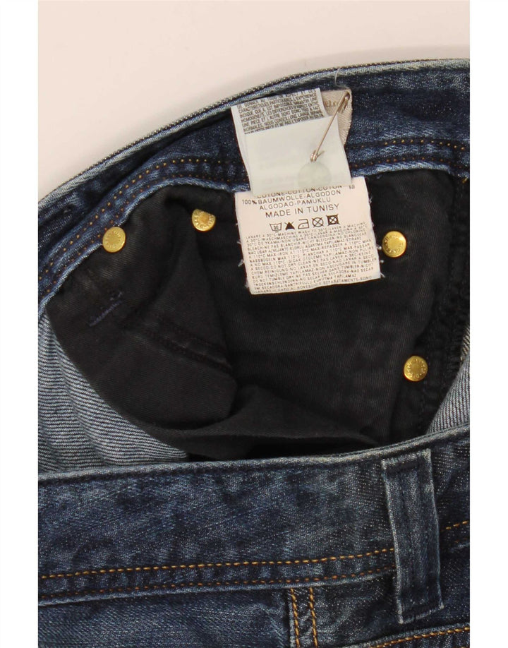 Diesel Mens Viker Straight Jeans W38 L34 Azul Algodão
