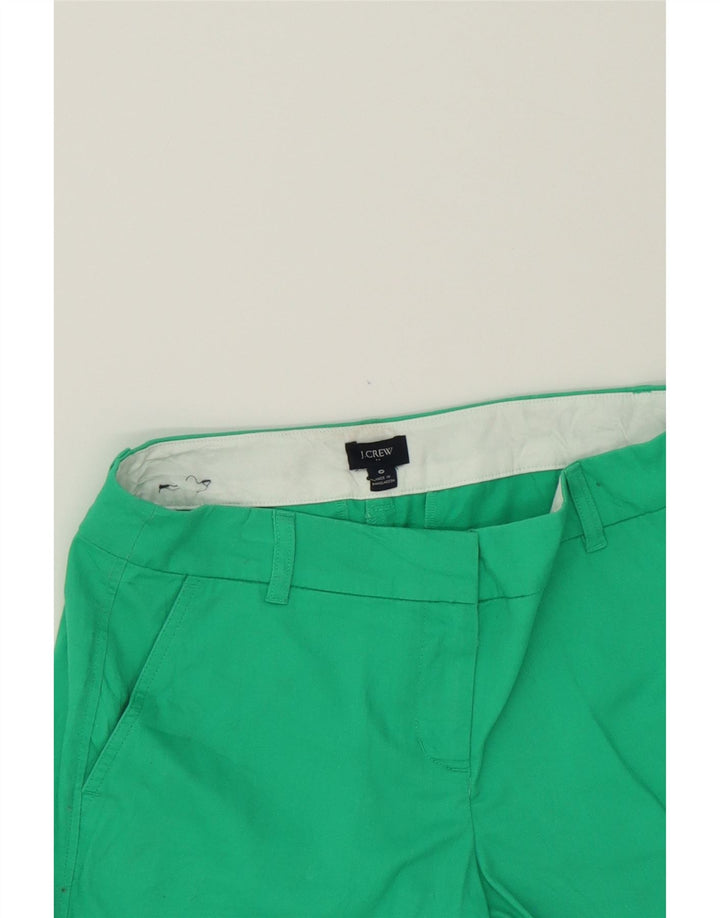 J. CREW Womens Chino Shorts US 0 XS W32  Green Cotton Vintage J. Crew and Second-Hand J. Crew from Messina Hembry 