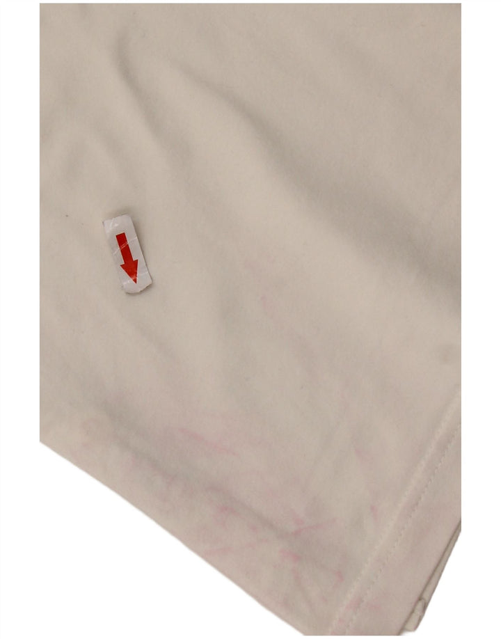 Camisa polo feminina Nike UK 10/12 médio branco