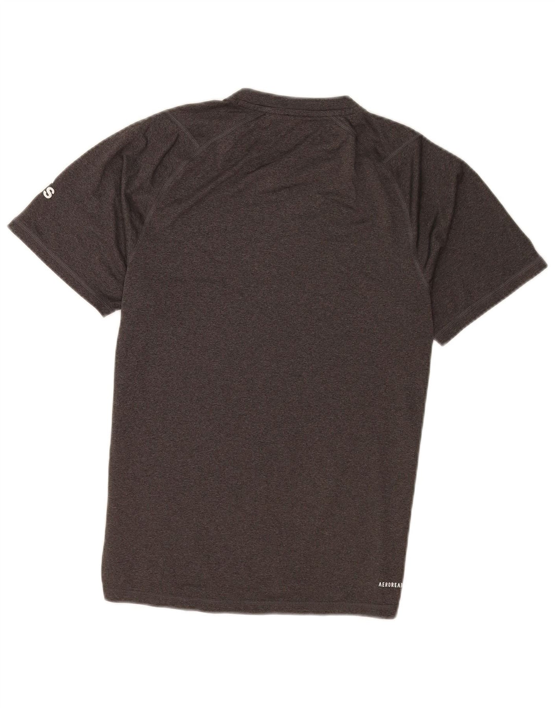 Adidas Mens Aeroready Camiseta Top Pequeno Poliéster Cinza