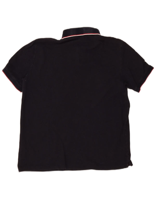 Camisa polo masculina Armani Exchange XL algodão listrado preto