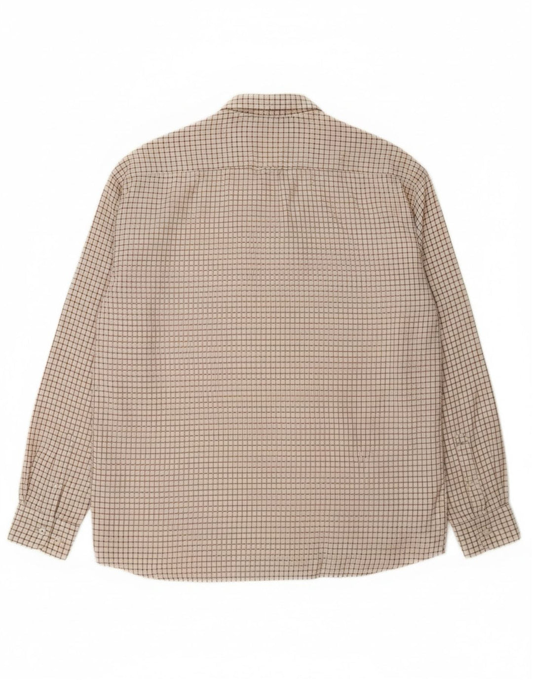 Camisa masculina FILA XL Off White Check Cotton