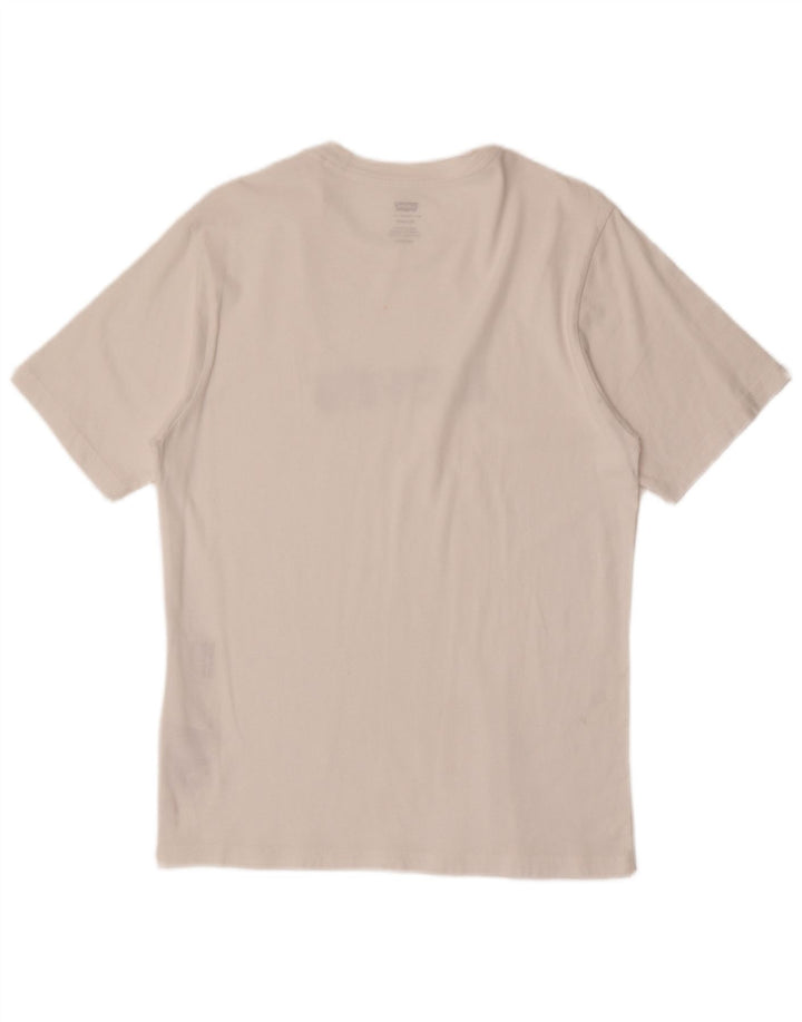 Camiseta masculina Levi's Relaxed Graphic Top XS de algodão branco