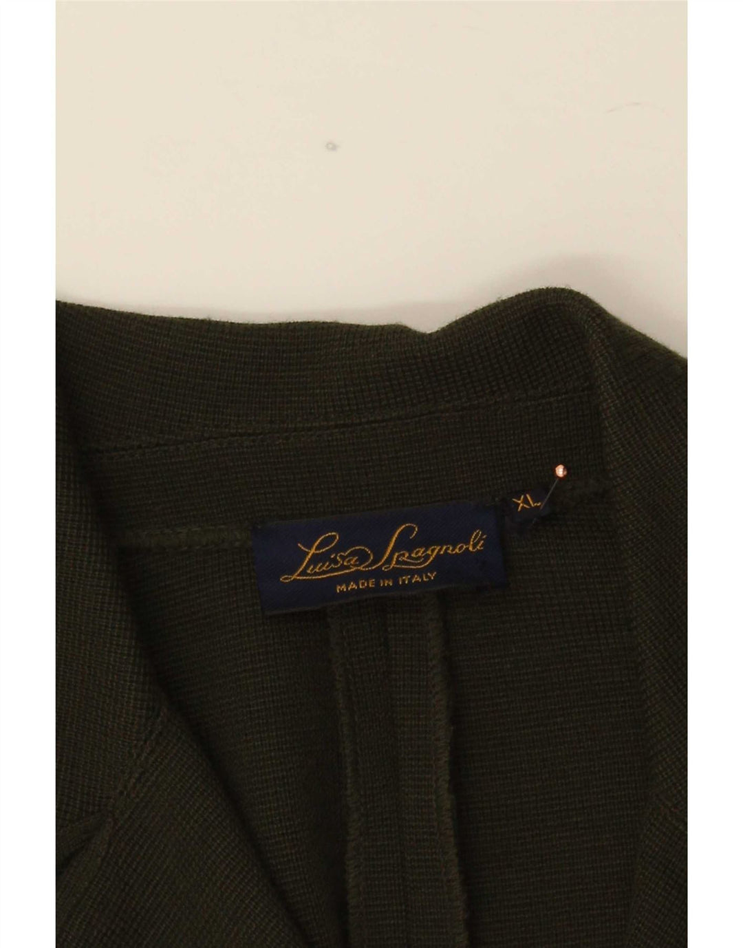Jaqueta blazer feminina Luisa Spagnoli com 1 botão Reino Unido 18 XL verde