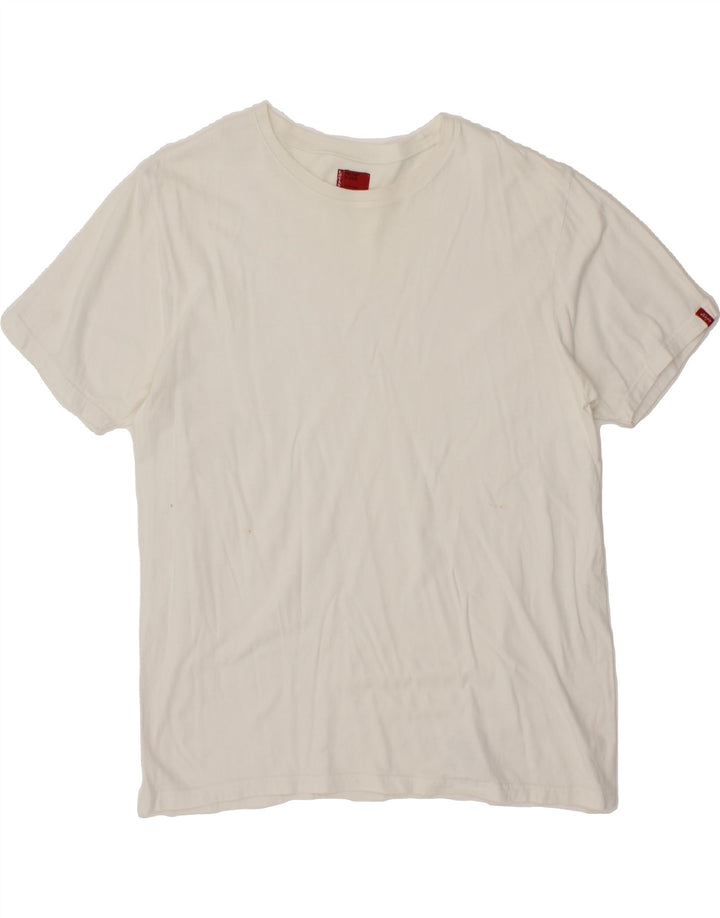 LEVI'S Womens T-Shirt Top UK 18 XL White Cotton Vintage Levi's and Second-Hand Levi's from Messina Hembry 
