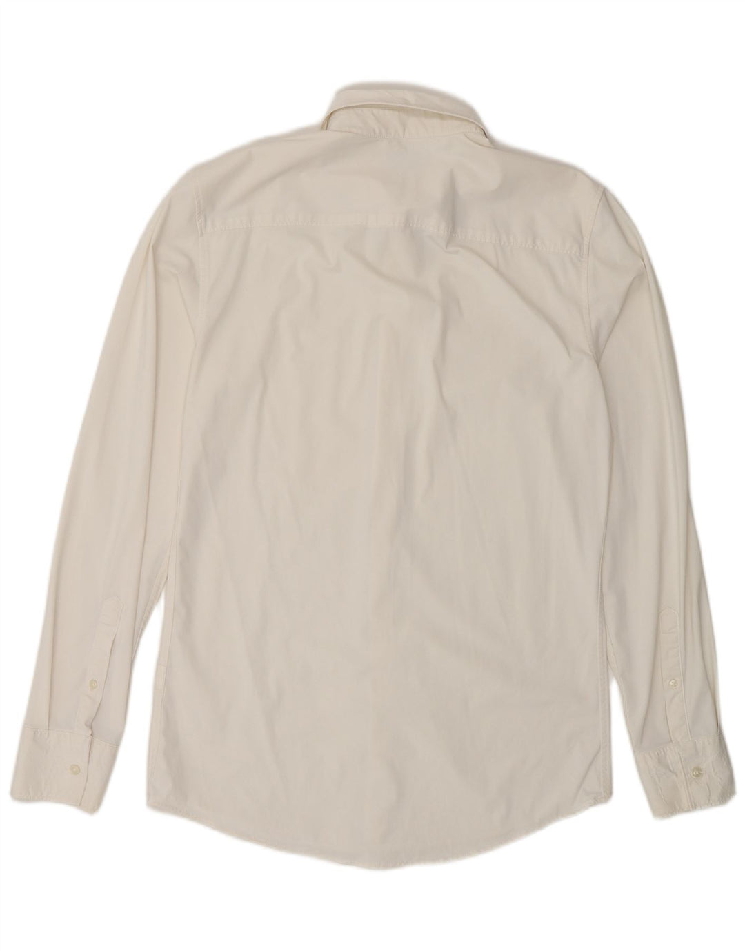 Camisa masculina Zara Slim Fit pequena branca