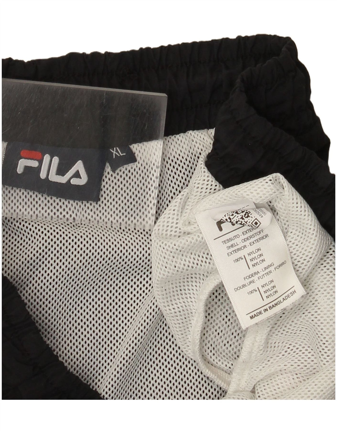 Shorts de natação masculino Fila XL preto Colourblock Nylon