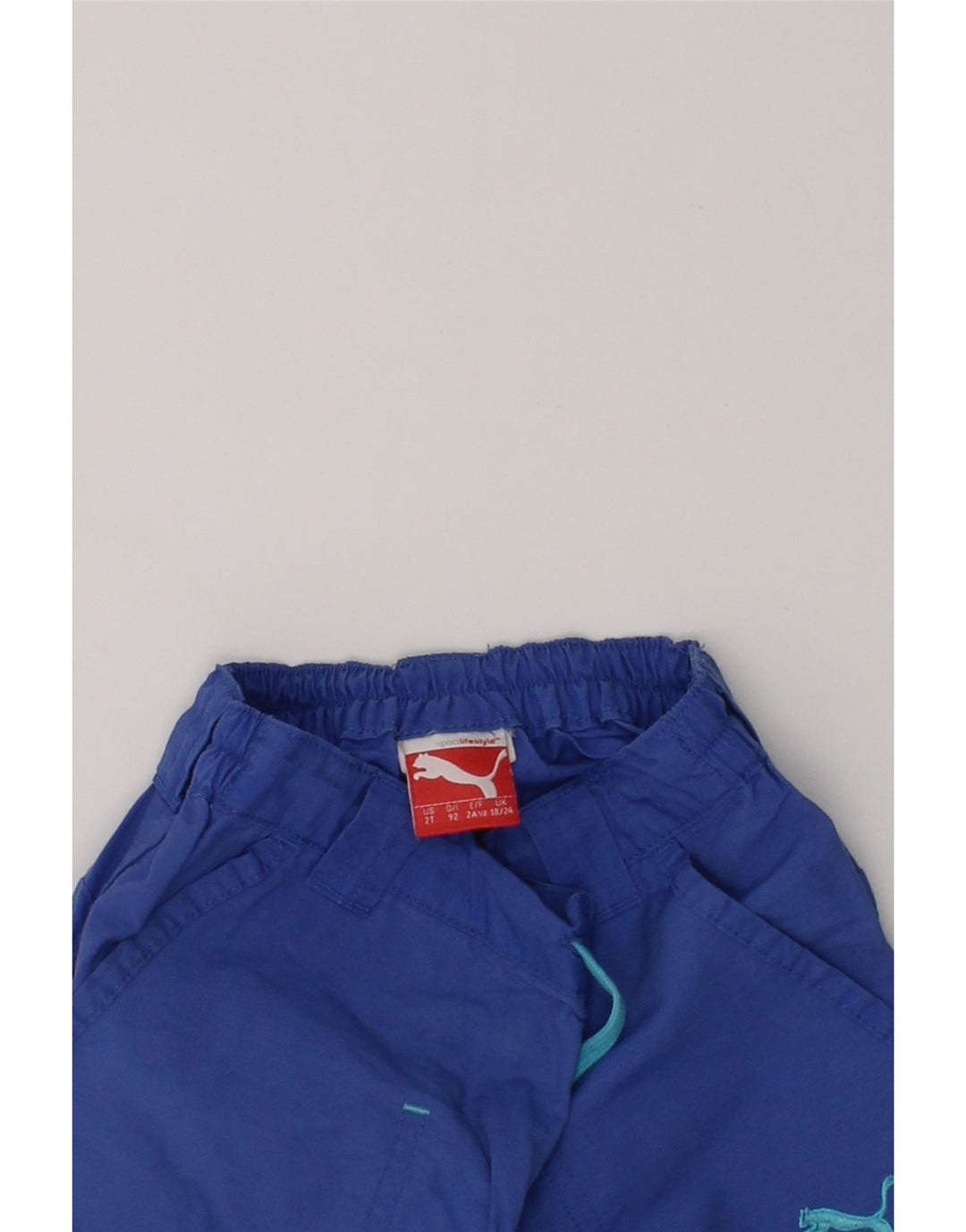 PUMA Baby Boys Chino Shorts 18-24 Months W16  Blue | Vintage Puma | Thrift | Second-Hand Puma | Used Clothing | Messina Hembry 