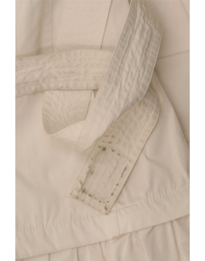 Guess By Marciano Casaco feminino IT 40 pequeno poliéster branco