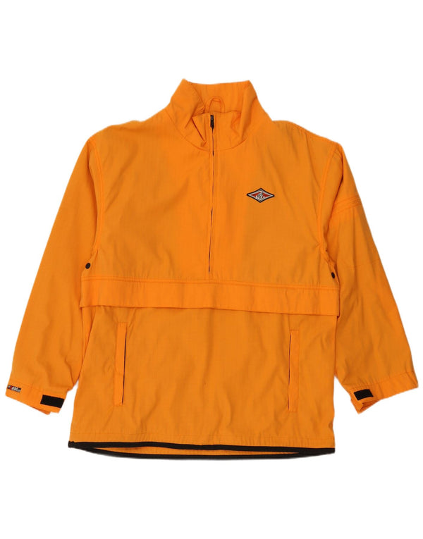 Bear Mens Gráfico Pulôver Rain Jacket UK 40 Grande Poliéster Laranja