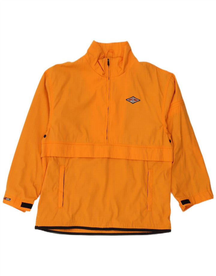 Bear Mens Gráfico Pulôver Rain Jacket UK 40 Grande Poliéster Laranja