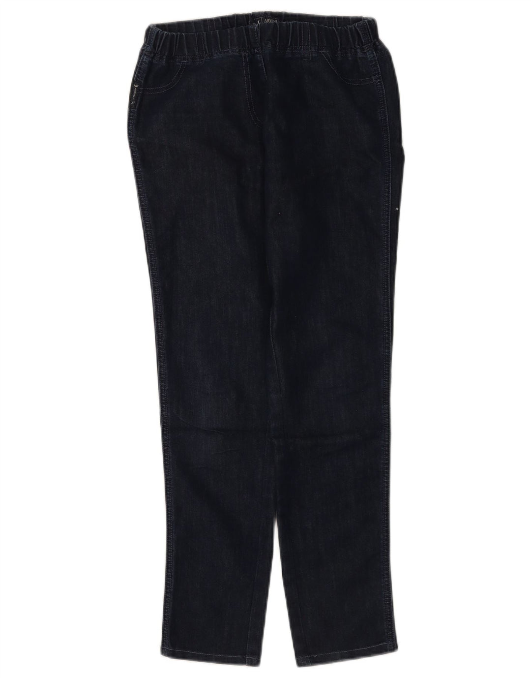 Armani feminino slim jeans W29 L27 algodão azul marinho