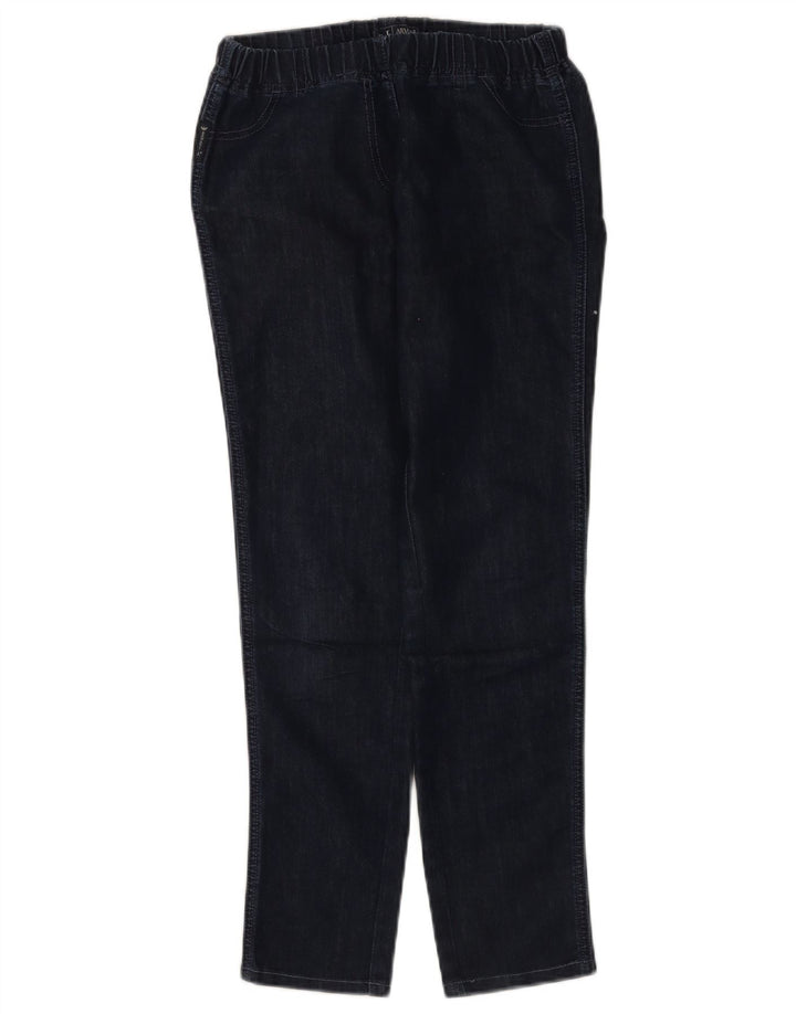 Armani feminino slim jeans W29 L27 algodão azul marinho