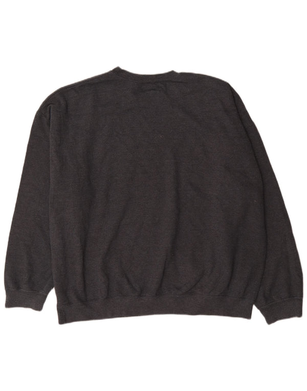 Fila moletom gráfico masculino jumper 2XL algodão cinza