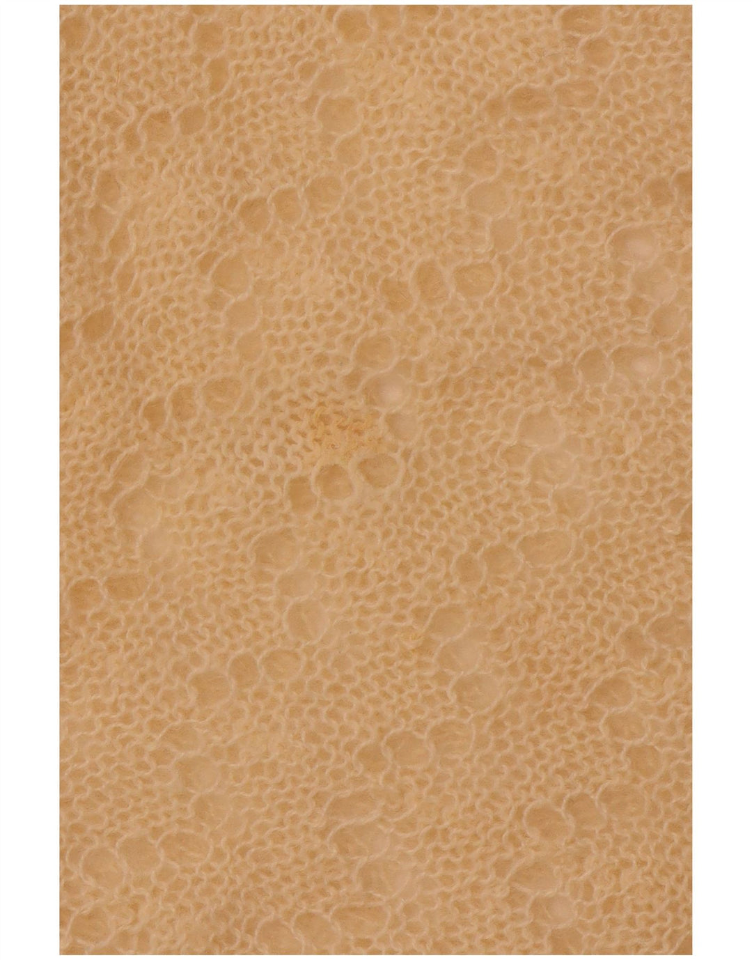 Suéter feminino VINTAGE com gola canoa e gola redonda Reino Unido 12 médio bege