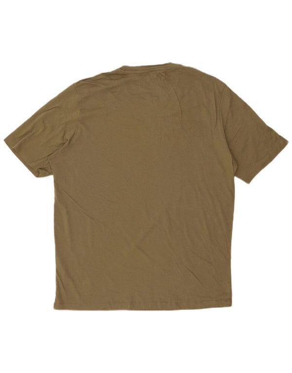 Camiseta gráfica masculina JACK & JONES 2XL algodão verde