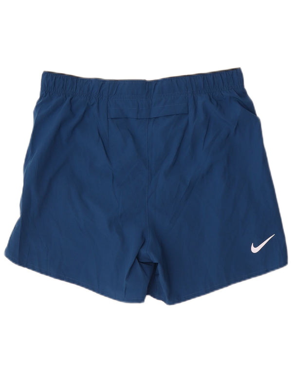 Shorts esportivos Nike masculino Dri Fit Graphic médio azul marinho poliéster