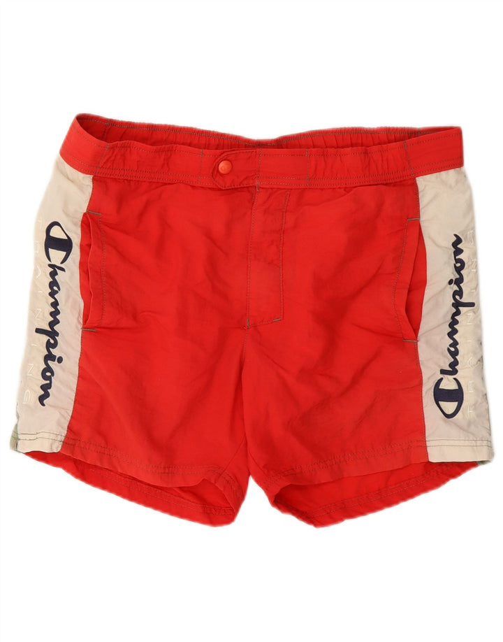 Shorts de natação masculino Champion Graphic grande poliamida vermelha colorida