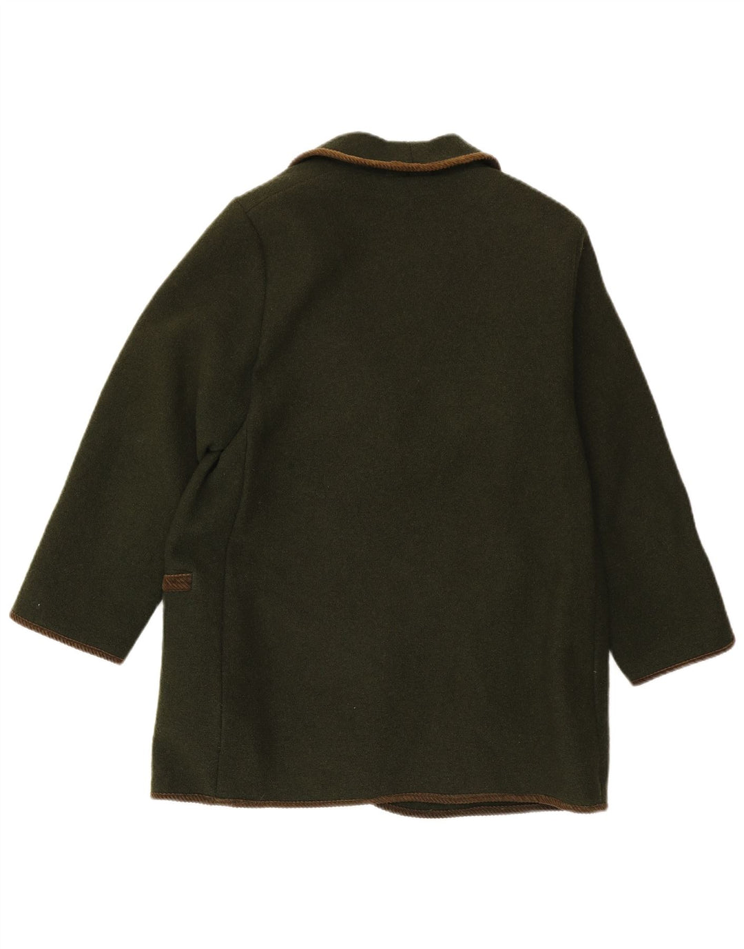 Jaqueta Blazer Feminina Vintage de 4 Botões Reino Unido 12 Verde Médio