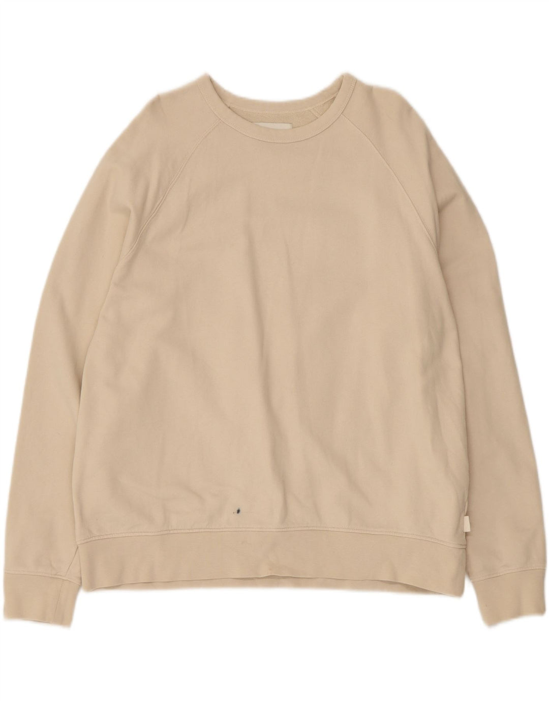 Suéter feminino Marks & Spencer Reino Unido 16 grande algodão bege
