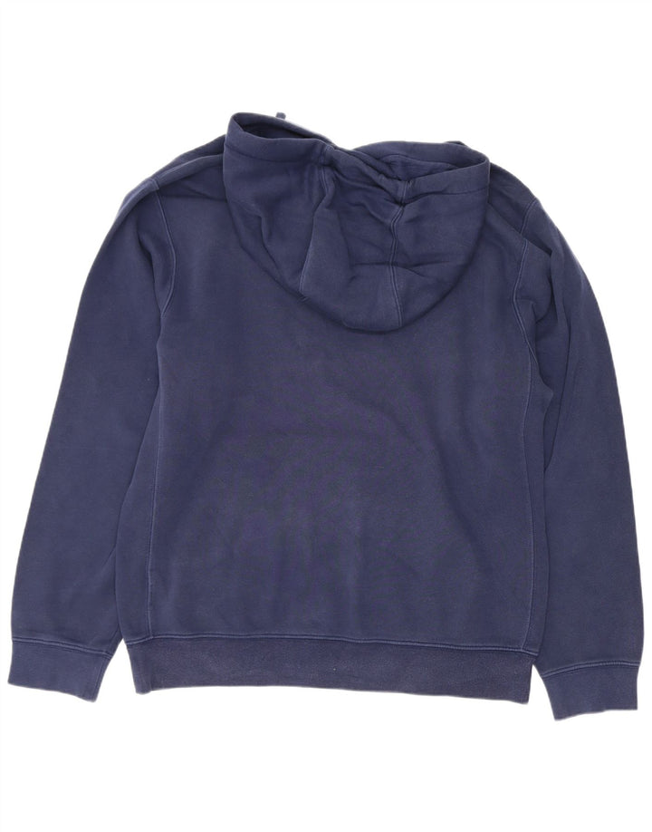 Nike masculino moletom com capuz pequeno algodão azul marinho