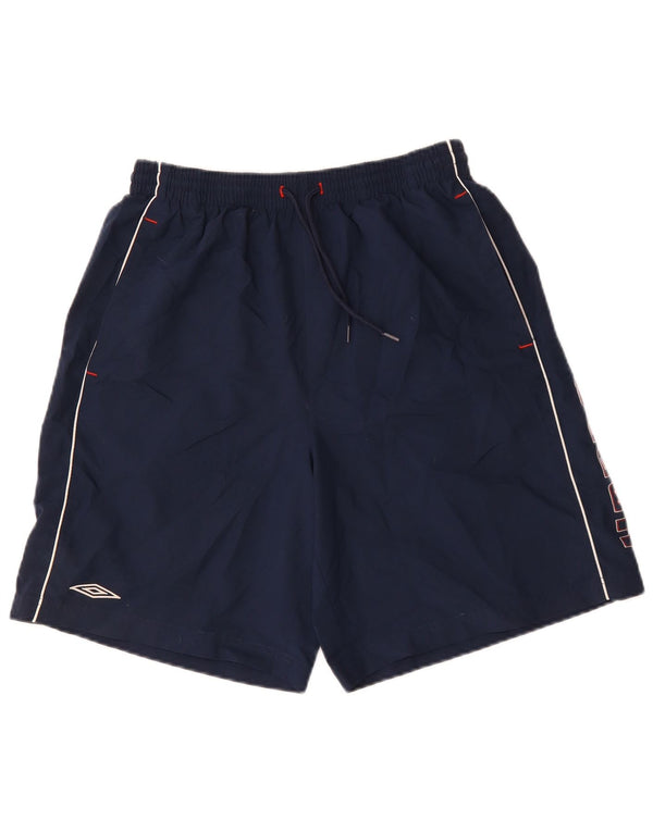 Umbro Mens Graphic Sport Shorts Grande Poliéster Azul Marinho