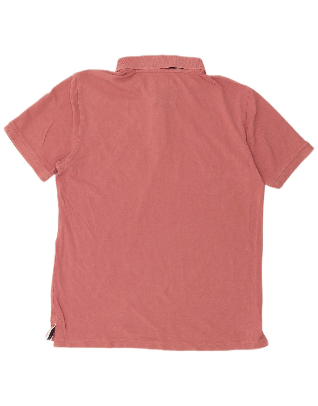 CREW CLOTHING Camisa polo masculina médio algodão rosa