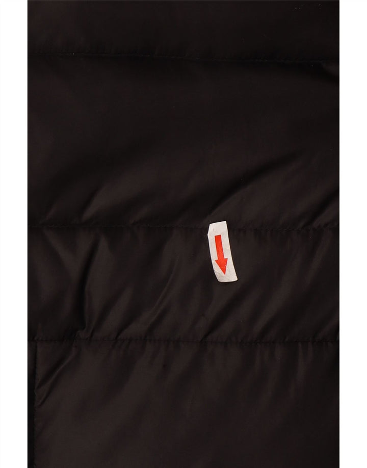 Casaco acolchoado grande feminino Guess UK 4 XS preto poliamida