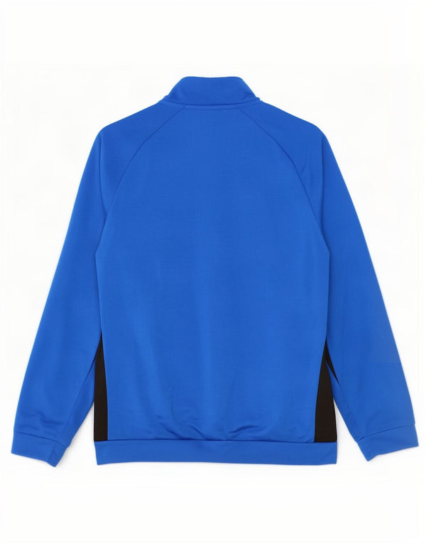 Jaqueta Puma Boys Graphic Tracksuit Top 7-8 Anos Azul Colorblock Poliéster