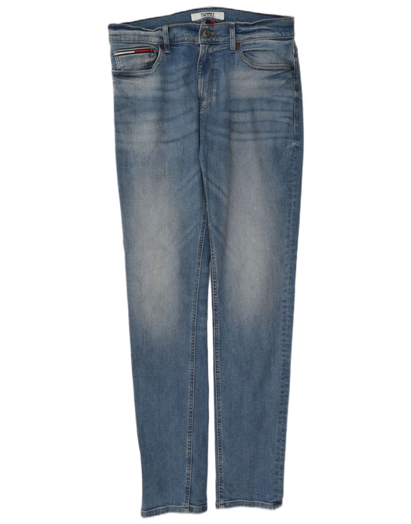 Tommy Hilfiger Mens Skinny Jeans W32 L34 Azul Algodão