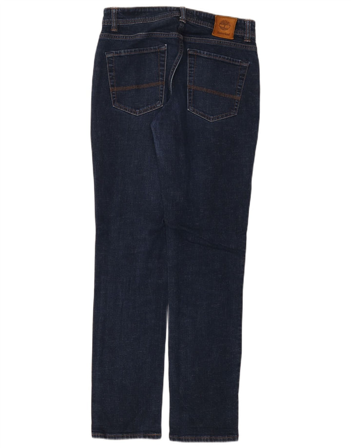 Timberland Jeans Slim Feminino W30 L32 Azul Marinho Algodão