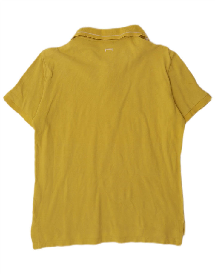 Camisa polo masculina Pirelli médio algodão amarelo