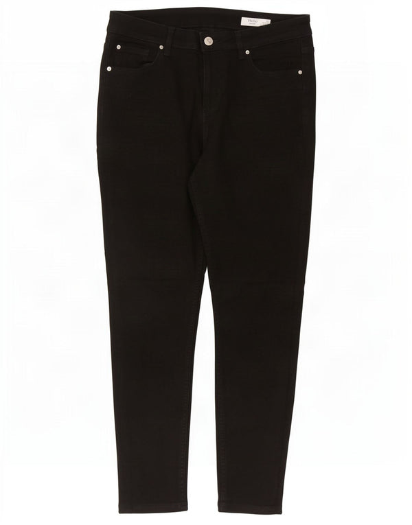 Marks & Spencer Feminino The Ivy Skinny Jeans Reino Unido 14 Grande W32 L28 Preto