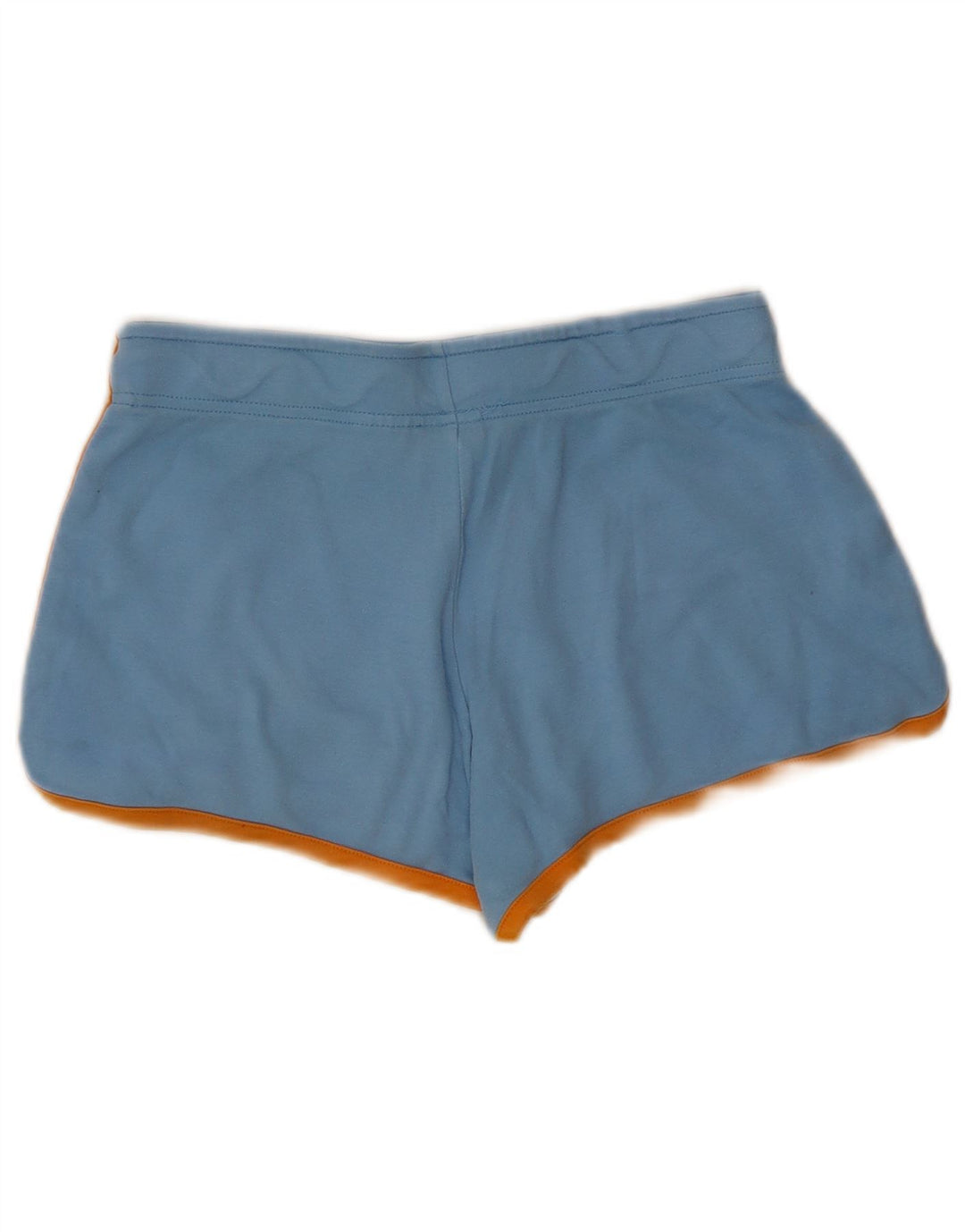 Shorts esportivos femininos Nike UK 10 pequeno azul algodão