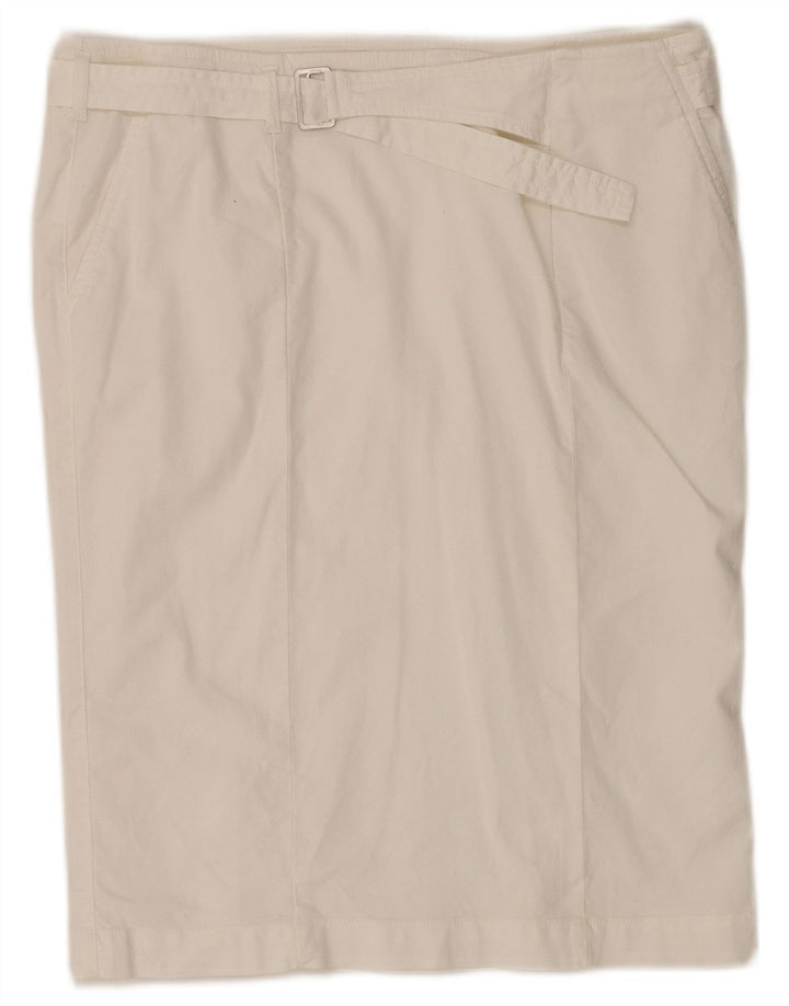 TRUSSARDI saia reta feminina IT 46 grande W34 branca