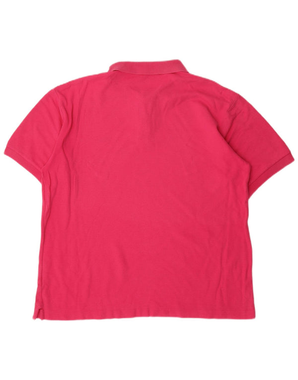 Camisa polo masculina Fila IT 52 grande algodão rosa