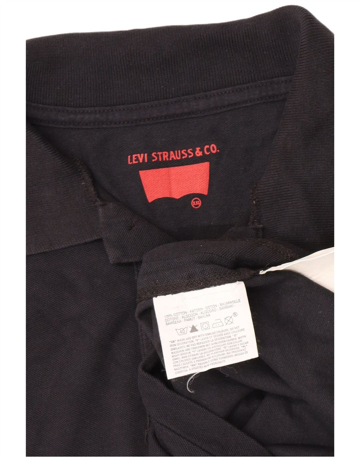 Camisa polo masculina Levi's 2XL algodão preto