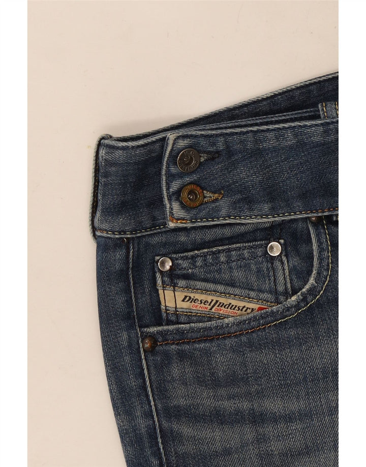 Diesel feminino bootcut jeans W28 L31 azul algodão