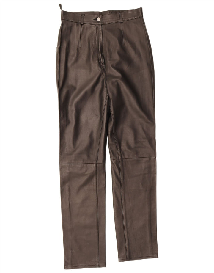 Calça reta feminina Gianfranco Ferre IT 42 médio W28 L31 preta