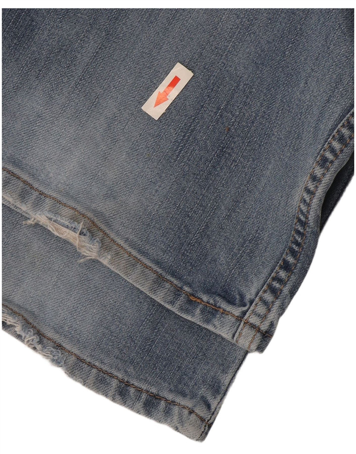 Calça jeans reta regular masculina Marks & Spencer W36 L31 algodão azul